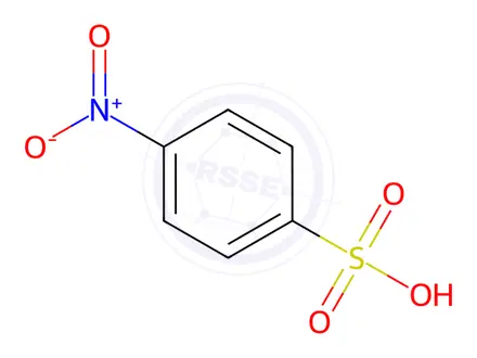 Chemical structure of 4-Nitrobenzenesulfonic Acid