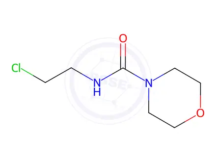 Chemical structure of N-(2-chloroethyl)morpholine-4-carboxamide