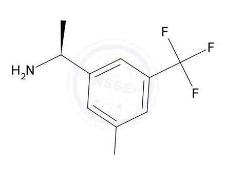 Chemical structure of (S)-3-(1-Aminoethyl)-5-(trifluoromethyl)aniline