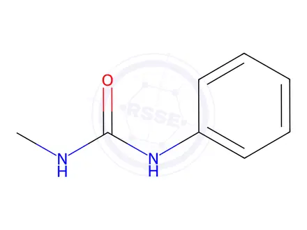 Chemical structure of 1-Methyl-3-phenylurea