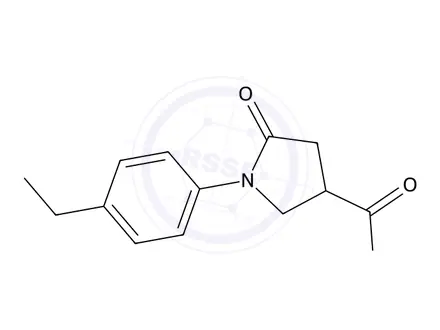 Chemical structure of 1-(4-Ethylphenyl)-5-oxopyrrolidine-3-carboxamide