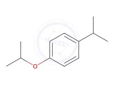 Chemical structure of Benzene, 1-(1-methylethoxy)-4-(1-methylethyl)-