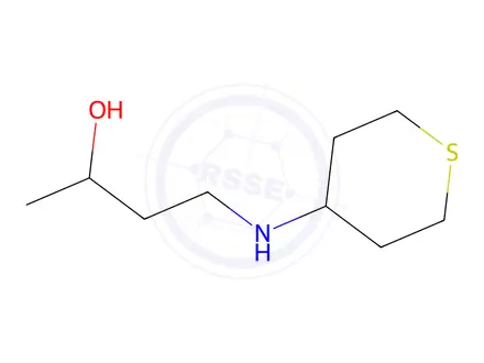 Chemical structure of 4-((Tetrahydro-2H-thiopyran-4-yl)amino)butan-2-ol
