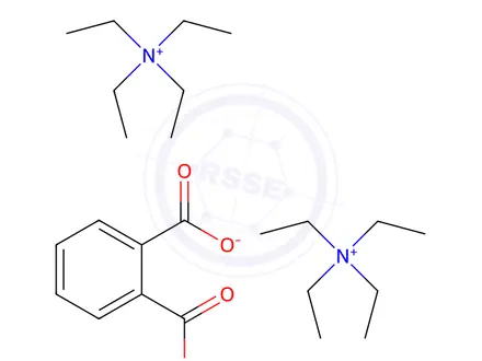 Chemical structure of Tetraethylammonium phthalate