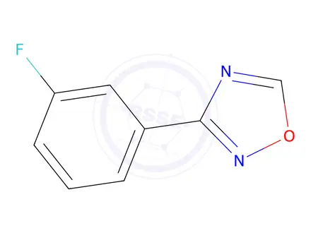 Chemical structure of 3-(3-Fluorophenyl)-1,2,4-oxadiazole
