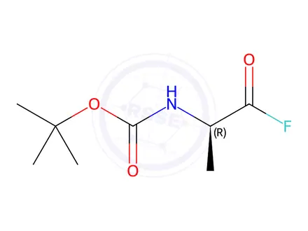 Chemical structure of Carbamic acid, [(1R)-2-fluoro-1-methyl-2-oxoethyl]-, 1,1-dimethylethyl ester