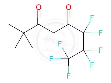Chemical structure of 6,6,7,7,8,8,8-Heptafluoro-2,2-dimethyloctane-3,5-dione