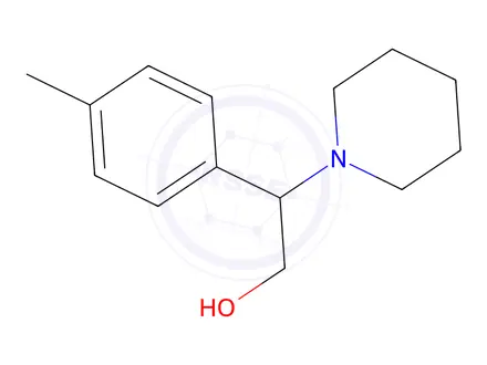 Chemical structure of 2-(Piperidin-1-yl)-2-(p-tolyl)ethan-1-ol