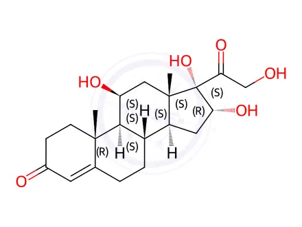 Chemical structure of Budesonide Impurity 166