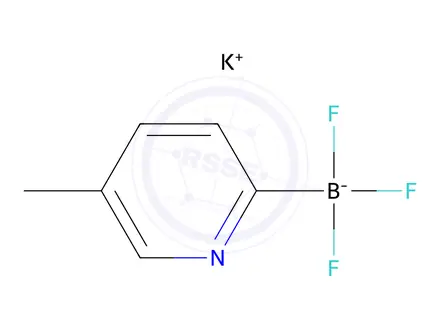Chemical structure of Potassium 5-methylpyridine-2-trifluoroborate