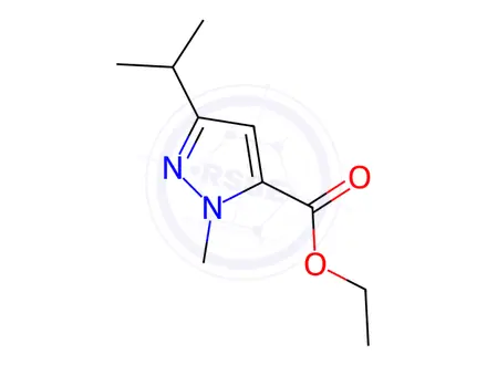 Chemical structure of ethyl 3-isopropyl-1-methyl-1H-pyrazole-5-carboxylate