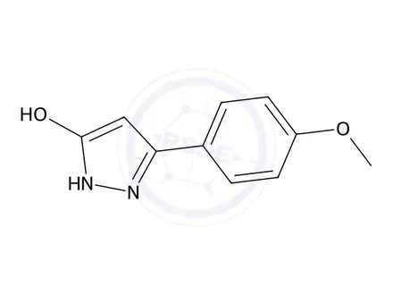 Chemical structure of 3-(4-Methoxyphenyl)-1h-pyrazol-5-ol