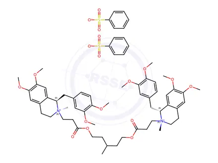 Chemical structure of Atracurium Besilate Impurity 12 (Cisatracurium Besilate EP Impurity K Dibenzenesulfonic Acid)