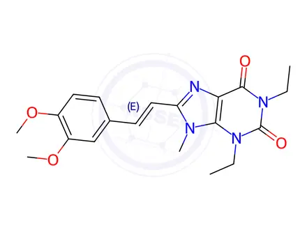 Chemical structure of 9-Methyl Istradefylline