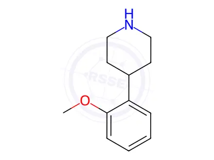 Chemical structure of 4-(2-Methoxyphenyl)piperidine