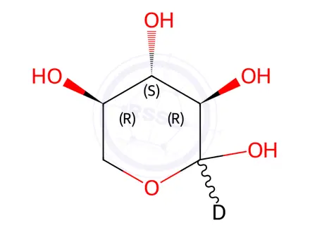 Chemical structure of D-[1-2H]xylose
