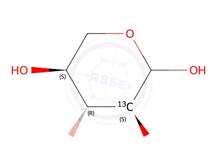 Chemical structure of Xylose Impurity 13-13C1B