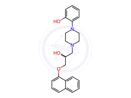 Chemical structure of Naftopidil Impurity 2