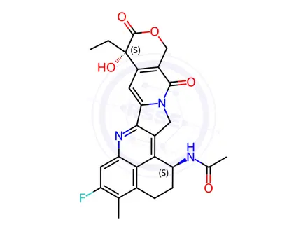 Chemical structure of Ac-Exatecan