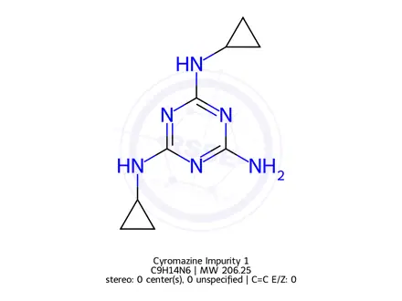 Chemical structure of Cyromazine Impurity 3