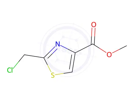 Chemical structure of 4-Thiazolecarboxylicacid,2-(chloromethyl)-,methylester(9CI)