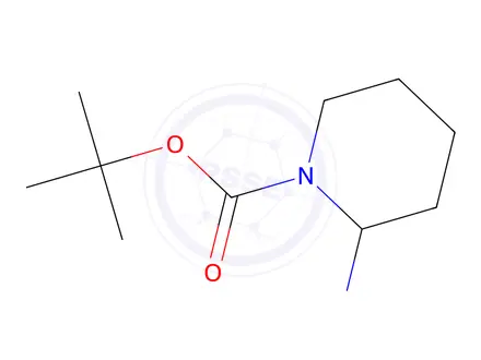 Chemical structure of Tert-butyl (R)-2-((methylamino)methyl)piperidine-1-carboxylate