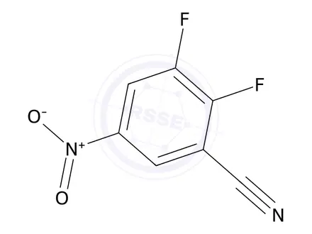 Chemical structure of 2,3-Difluoro-5-nitrobenzonitrile