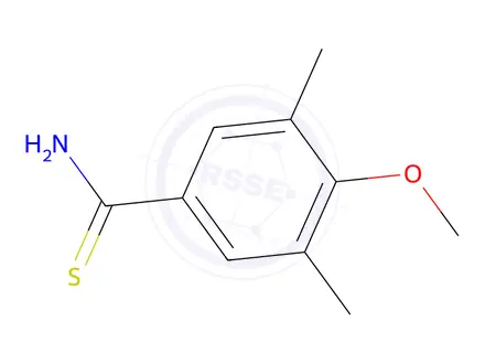 Chemical structure of 4-Methoxy-3,5-dimethylbenzothioamide