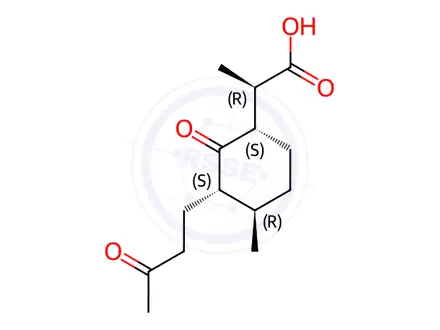 Chemical structure of Dihydroartemisinin Impurity F