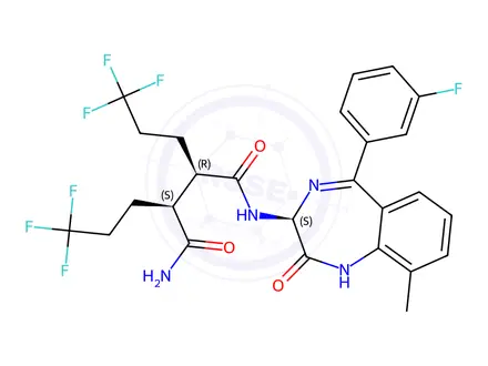 Chemical structure of Varegacestat
