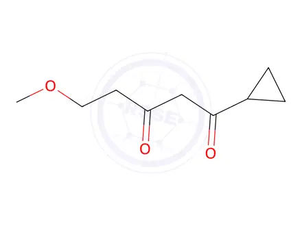 Chemical structure of 1-Cyclopropyl-5-methoxypentane-1,3-dione