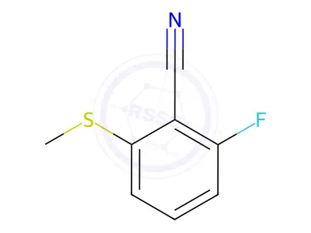 Chemical structure of 2-Fluoro-6-(methylthio)benzonitrile