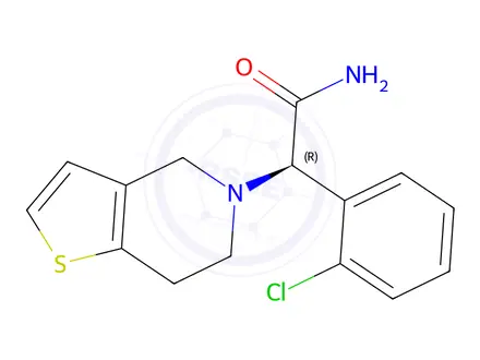 Chemical structure of Clopidogrel EP Impurity E(R-isomer)