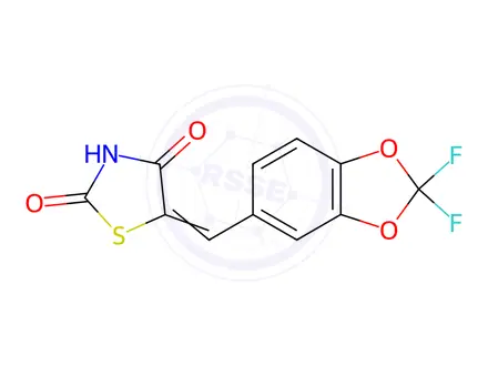 Chemical structure of AS-604850