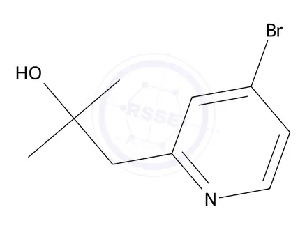Chemical structure of 1-(4-Bromopyridin-2-yl)-2-methylpropan-2-ol