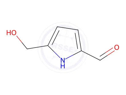 Chemical structure of 5-(hydroxymethyl)-1H-pyrrole-2-carbaldehyde