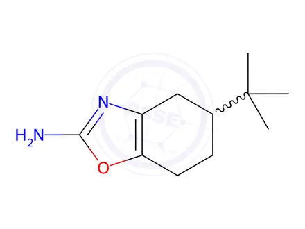 Chemical structure of 5-(Tert-butyl)-4,5,6,7-tetrahydrobenzo[d]oxazol-2-amine