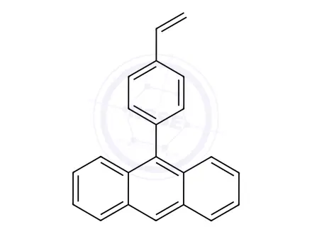 Chemical structure of 9-(p-Vinylphenyl)anthracene