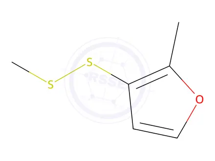 Chemical structure of Methyl 2-Methyl-3-furyl Disulfide