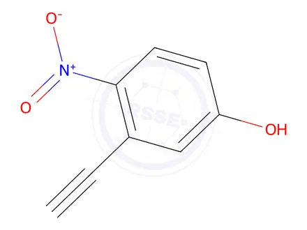Chemical structure of 3-Ethynyl-4-nitrophenol