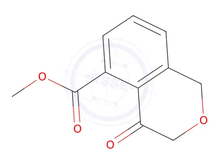 Chemical structure of Methyl 4-oxoisochromane-5-carboxylate