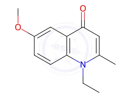Chemical structure of 1-Ethyl-6-methoxy-2-methylquinolin-4(1H)-one
