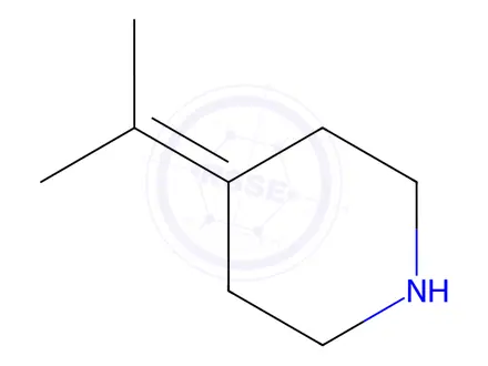 Chemical structure of 4-(1-Methylethylidene)piperidine