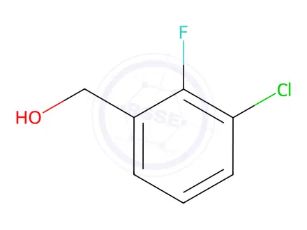 Chemical structure of 3-CHLORO-2-FLUOROBENZYL ALCOHOL