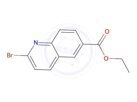 Chemical structure of Ethyl 2-bromoquinoline-6-carboxylate