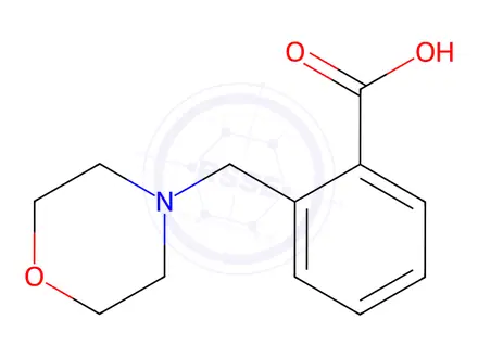 Chemical structure of 2-Morpholin-4-ylmethyl-benzoic acid