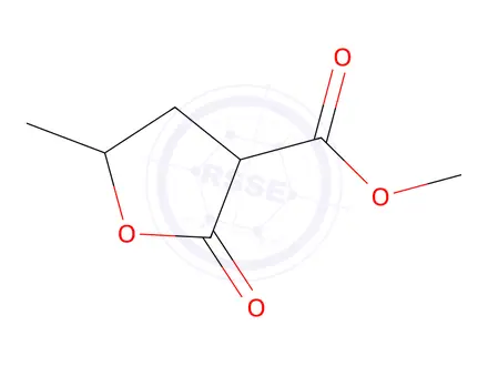 Chemical structure of Methyl 5-methyl-2-oxotetrahydrofuran-3-carboxylate
