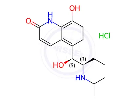 Chemical structure of Procaterol hydrochloride