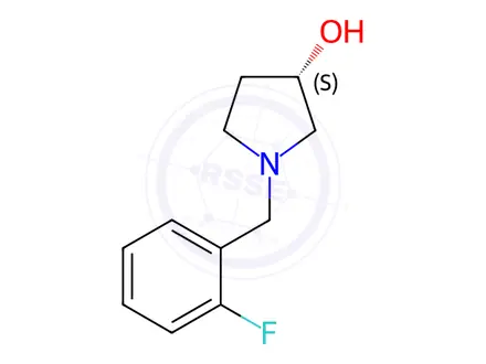 Chemical structure of (S)-1-(2-Fluorobenzyl)pyrrolidin-3-ol
