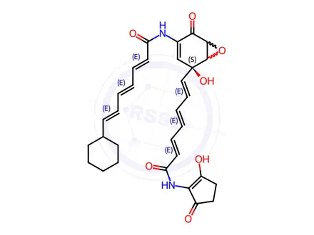 Chemical structure of Manumycin F